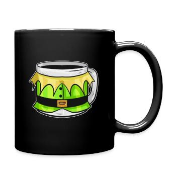 Autumn Beaker With Elfs Dress For Christmas - Full Colour Mug - black - Right