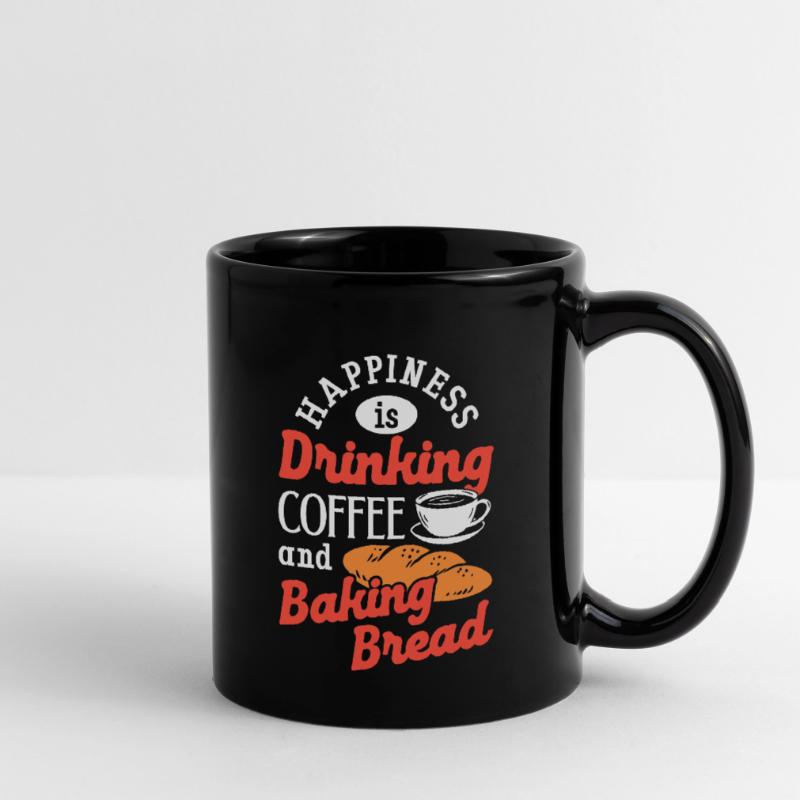 Baking Bread Drinking Coffee Caffeine Bread Baker Full Colour Mug