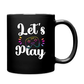 Play Lets Play Gaming PC - Full Colour Mug - black - Right