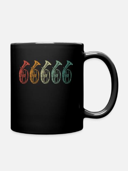 Tenorhorn Tenorhornist Corn Instrument - Mug uni - noir