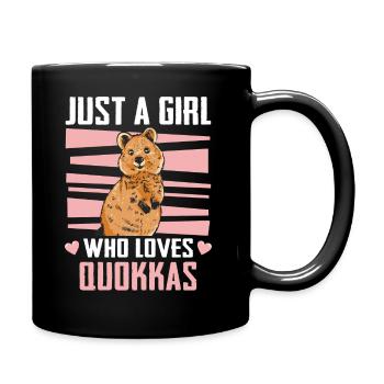 Animal kangourou à queue courte quokka - Mug uni - noir - Droite