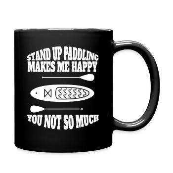 Stand-up paddlers Stand up paddle Surf Stand up paddle - Mug uni - noir - Droite