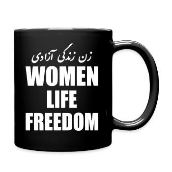 Women life freedom - Mug uni - noir - Droite