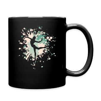 Great Dance Color Splash - Full Colour Mug - black - Right