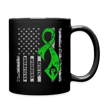 Genetic Disorders Awareness - Full Colour Mug - black - Right