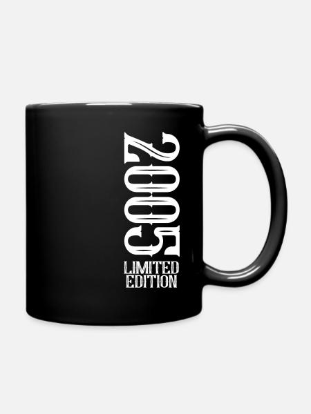 18. Geburtstag 2005 Jahrgang 18 Jahre - Tasse einfarbig - Schwarz