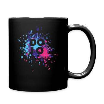 Dojo Martial Arts Color Splash - Full Colour Mug - black - Right