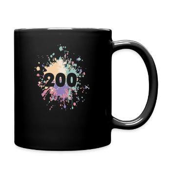 Status Mood Restful 200 Ok Color Splash - Tasse einfarbig - Schwarz - Rechts