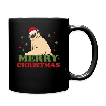 Joyeux Noël - Cadeau de Noël de chien drôle - Mug uni - noir - Droite
