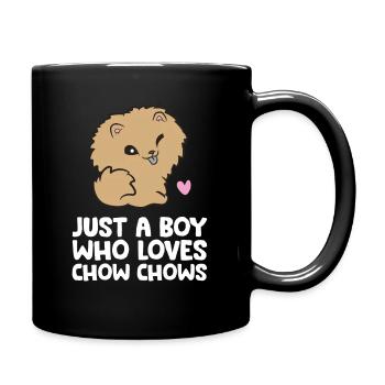 Juste un garçon qui aime Chow Chows - Mug uni - noir - Droite