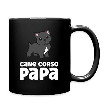 Cane Corso Papa Drôle Cane Corso Chien - Mug uni - noir - Droite