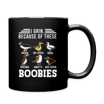 Funny Booby Seabirds Collection - Full Colour Mug - black - Right