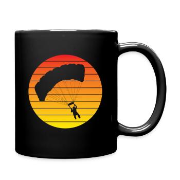 Paragleiter Parapente Gleitschirmfliegen - Mug uni - noir - Droite