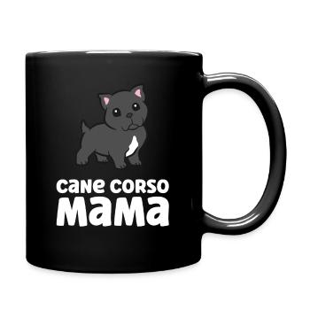Cane Corso Maman Drôle Cane Corso Chien - Mug uni - noir - Droite