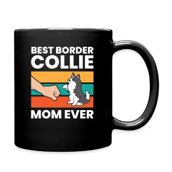Meilleure maman Border Collie de tous les temps - Mug uni - noir - Droite
