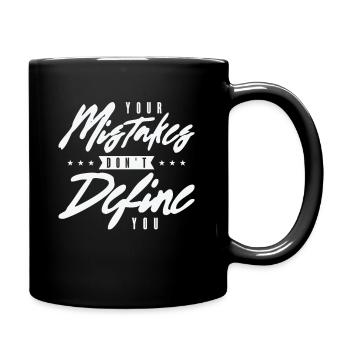 Erreur Sagesse Citations Positivité Vie Citations - Mug uni - noir - Droite