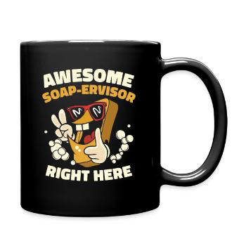 Seifenherstellung Verseifung Einseifen - Tasse einfarbig - Schwarz - Rechts