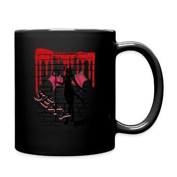 Fresh Devil - Tasse einfarbig - Schwarz - Rechts
