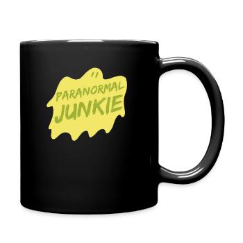 Paranormal Junkie, Ghost Hunter - Full Colour Mug - black - Right