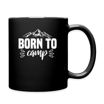 Born to camp - Camper Camping Outdoor - Mug uni - noir - Droite