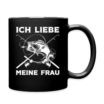 Ich Liebe Meine Frau - Tasse einfarbig - Schwarz - Rechts