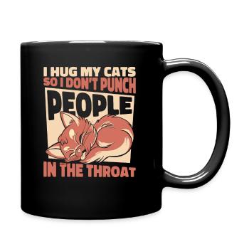 Chat Chats Amoureux Chat Propriétaire Chaton - Mug uni - noir - Droite