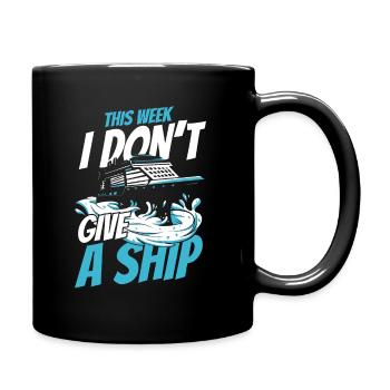 Cruise Ship Holiday Ships Cruise - Full Colour Mug - black - Right