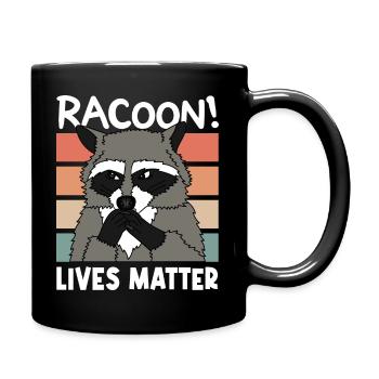 RATON LAVEUR VIT MATT CADEAU DE NOËL - Mug uni - noir - Droite
