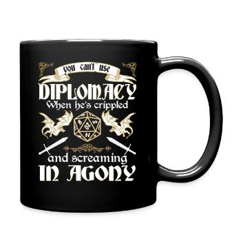 RPG-RPG-Tabletop-Rollenspiele Gamer-Rollenspiel - Tasse einfarbig - Schwarz - Rechts