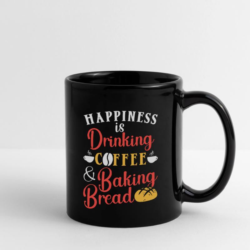 Baking Bread Drinking Coffee Caffeine Bread Baker Full Colour Mug