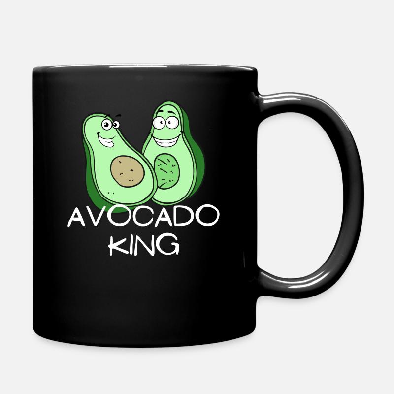 Avocado King - Full Colour Mug - black