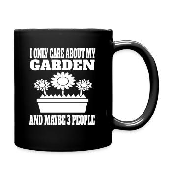 Garten Hobbygärtner Gärtner Geschenk Obstgarten - Tasse einfarbig - Schwarz - Rechts