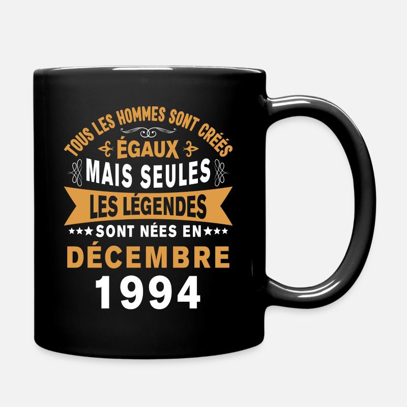 Les Légendes Sont Nées En Décembre 1994 Cadeau - Mug uni - noir