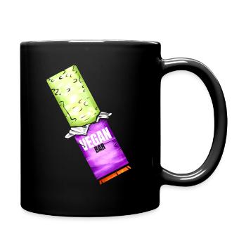 Green Sweets Vegan Bar Pour Végétarien Et Végétalien - Mug uni - noir - Droite
