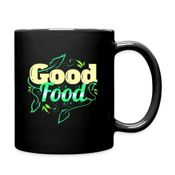 Vegetables Are A Good Food For Vegetarians And - Full Colour Mug - black - Right