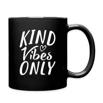 Vibrations enfants uniquement - Mug uni - noir - Droite