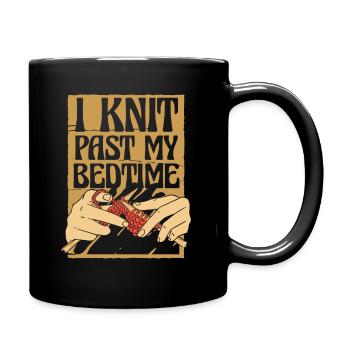 Tricot Crochet Tricoteur Crocheteurs - Mug uni - noir - Droite