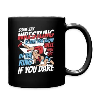 Wrestling Wrestler Show Fight - Mug uni - noir - Droite