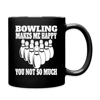 Bowling Cadeau Bowler Bowling Bowling Bowling Cône de boule - Mug uni - noir - Droite