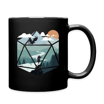 RPG RPG jeux de rôle sur table jeu de rôle de joueur - Mug uni - noir - Droite