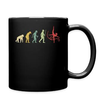 Rhythmische Gymnastikmädchenentwicklung - Tasse einfarbig - Schwarz - Rechts