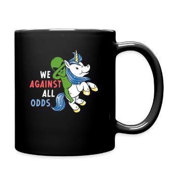 Rainbow Animal Fairy Unicorn Lover Alien Magical - Full Colour Mug - black - Right