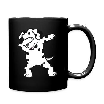 Dalmatian - Dab, dabbing, dancing - Full Colour Mug - black - Right