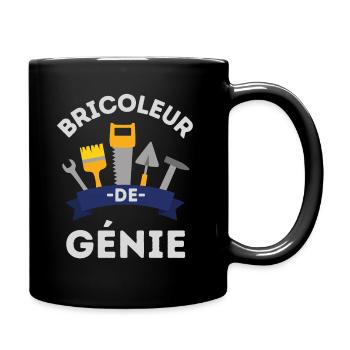 Bricoleur de génie 4 - Mug uni - noir - Droite