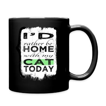 present idea persian cool cat humor aww avogato - Full Colour Mug - black - Right