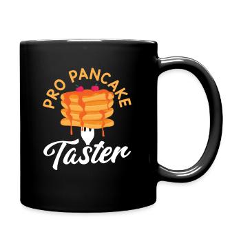 Pancake Taster Eating Breakfast Pancake Day - Full Colour Mug - black - Right