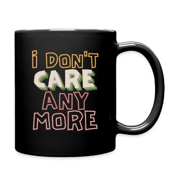 Frustration, sarcasme, désillusion introvertie - Mug uni - noir - Droite