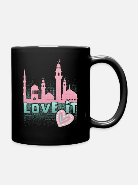 Islamischer Glaube, Moschee Spruch, Ramadan - Tasse einfarbig - Schwarz