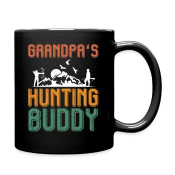 Grandpa's Hunting Buddy - Hunter - Full Colour Mug - black - Right