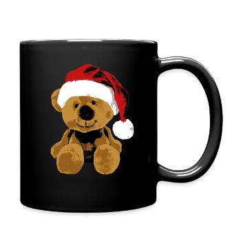 Teddy Bär Teddybär Cartoon Teddy bear Weihnachten - Tasse einfarbig - Schwarz - Rechts